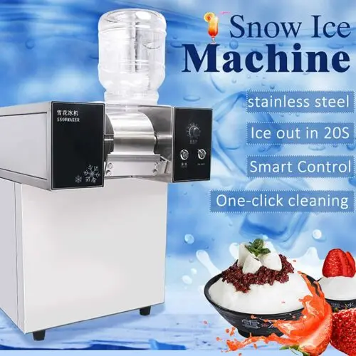 Korea Snow Commercial Bingsoo Snowflake Machine Cream Crusher Maker Ice Shaver Bingsu Machine