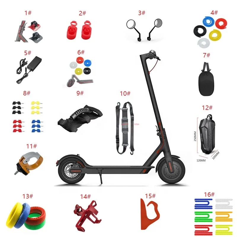 Various Repair Spare Replacement Scooter Accessories Parts  For xiaomi M365 Mijia/ Bird electric Scooter