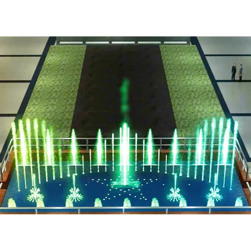 2024 popular stainless steel custom music water fountain small music fountain