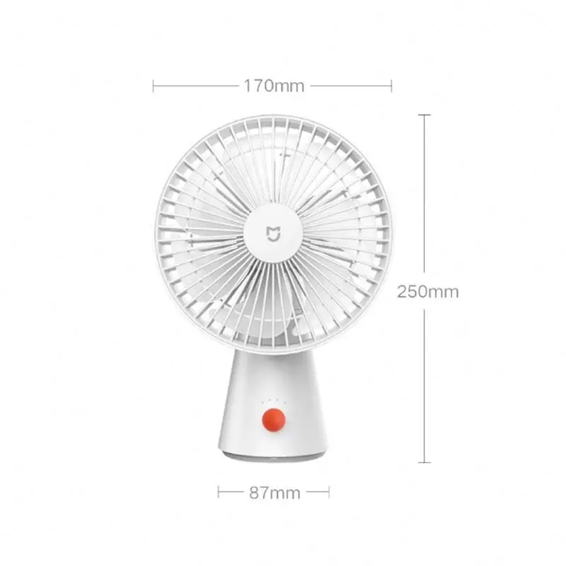 Original MI Hot Sale New Xiaomi Mijia Desktop Mobile Fan Usb Portable Adjustable Wind Speed Fan For Home Small Student Dormitory