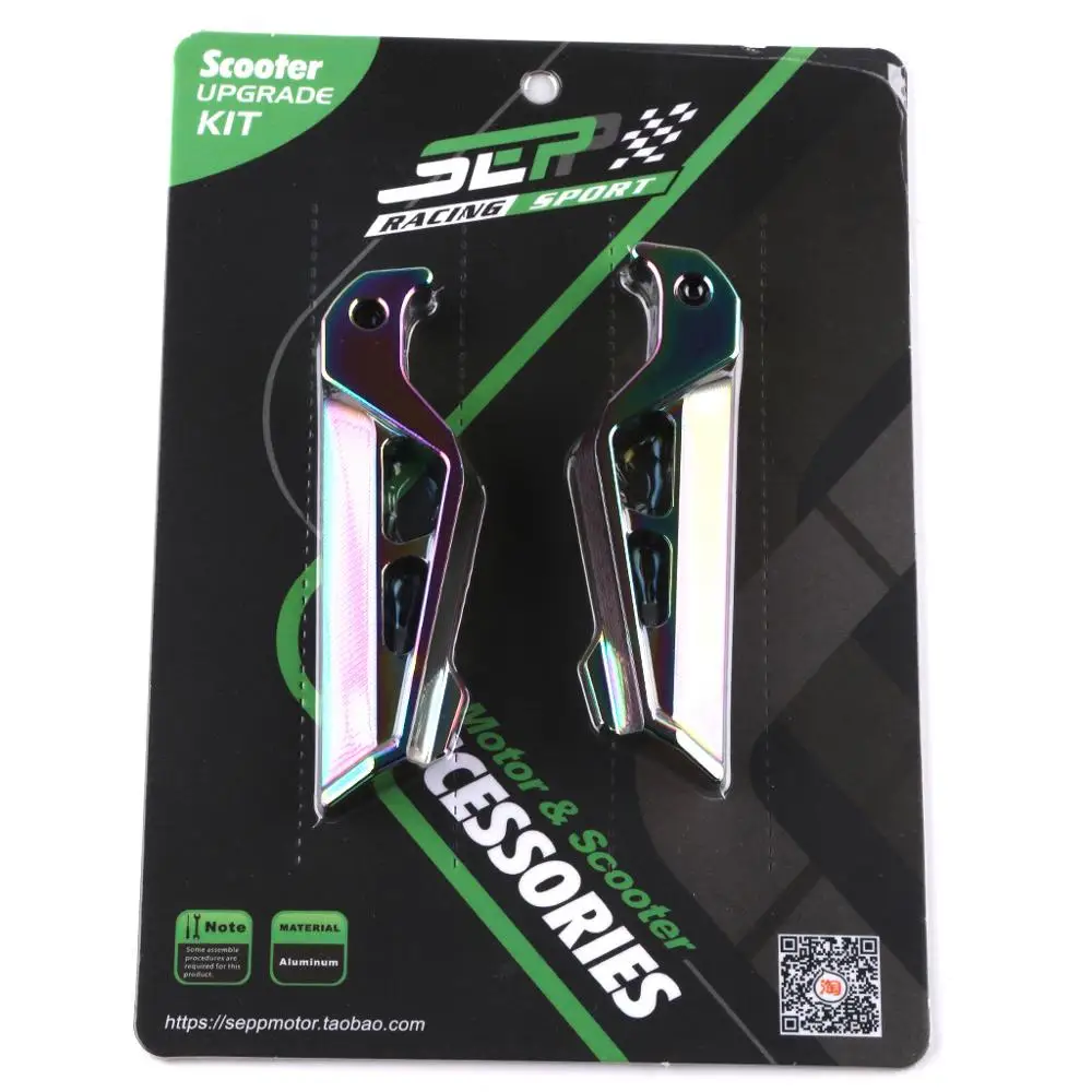 Универсальные подножки для мотоцикла, подножки из алюминиевого сплава, титановые прочные колодки для Yamaha Tmax530, аксессуары для мотоциклов