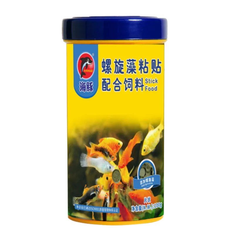 250ml/100g Aquarium Fish Spirulina Stick Food PET Food Feed Fish for Fish Raw Natural All-season Sustainable