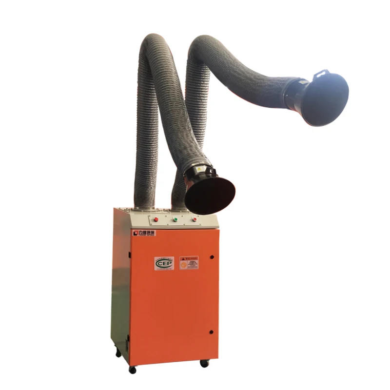 Customizable centrifugal smoke extractor 160mm exhaust arm welding exhaust gas extraction system with flexible holder arm