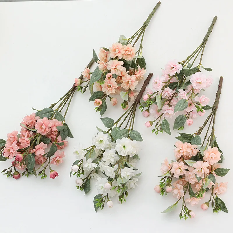 Wholesale Roses Artificial Flowers Home Party Centerpiece Decorative Flowers Romantic Artificial flowers decor wedding