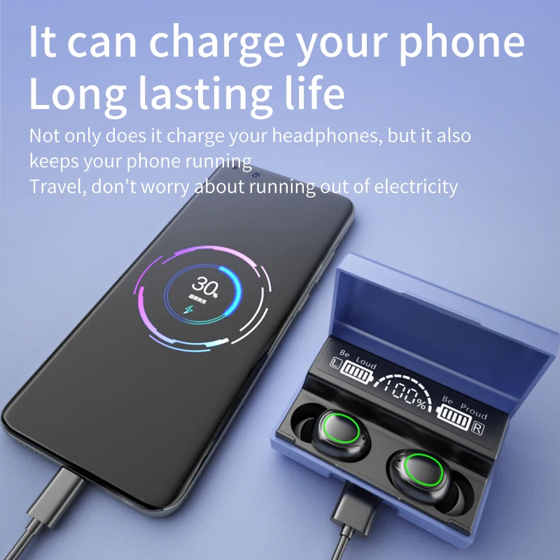 2023 New Design Earbuds Tws XG01 Wireless Headphone Sport Headset In Ear Hd Surround Sound Quality Noise Reduction Earphones