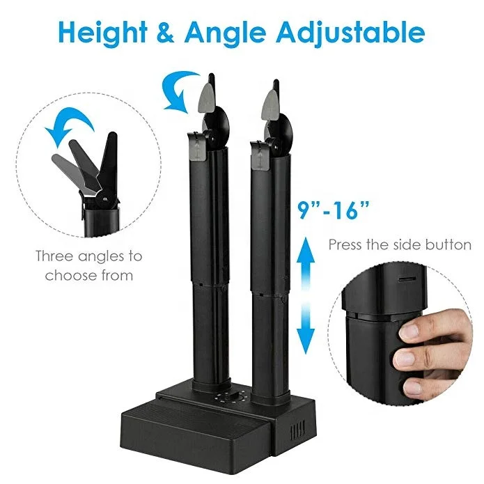 
SD-120T 3H Timer Thermal Shoe Boot Dryer with stretchable tubes 