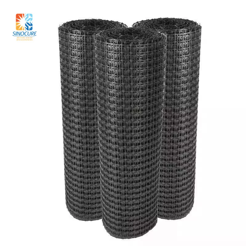 Biaxial tensile plastic geogrid for roadbed reinforcement factory direct sale complete specifications 20kn-100kn