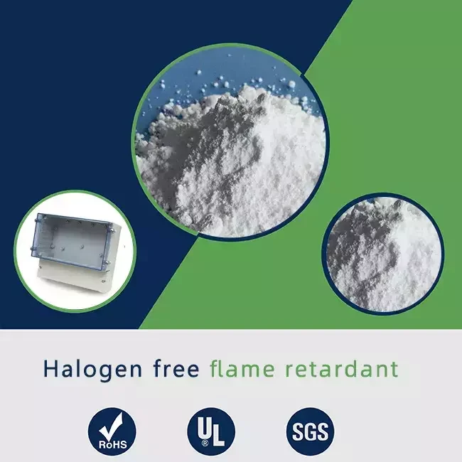 CAS 68333-79-9 Ammonium polyphosphate powder V0 Halogen free Flame retardant 99% Industrial grade