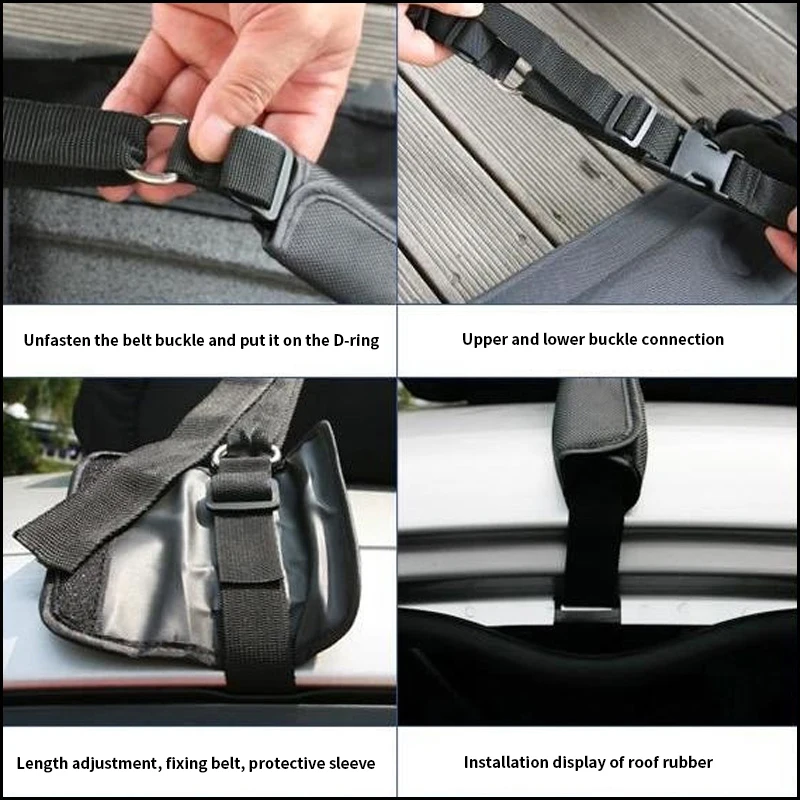 PE Custom Waterproof Outdoor Travel Auto Car Roof Top Cargo Luggage Carrier Storage Car Roof Bag