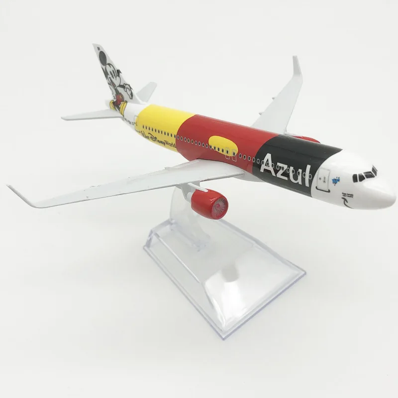 16cm Azul Airline Airbus A320 neo Aircraft Model Diecast Alloy Plane Toy