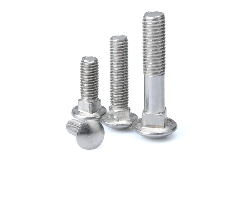 Manufacture fastener  OEM custom with free samples stock carriage bolt stainless steel 304 316 ANSI/ASME