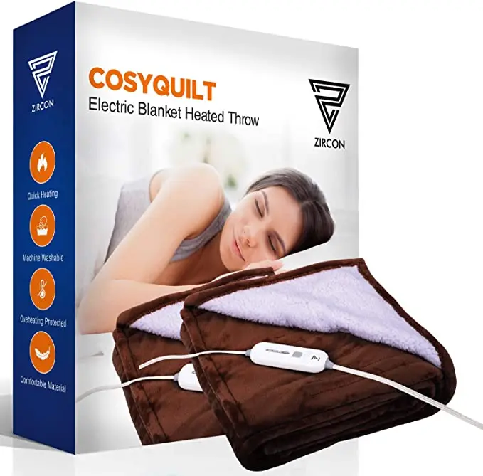 Custom luxury paper corrugated box mailer box for electric blanket packaging hot water bottle with handle