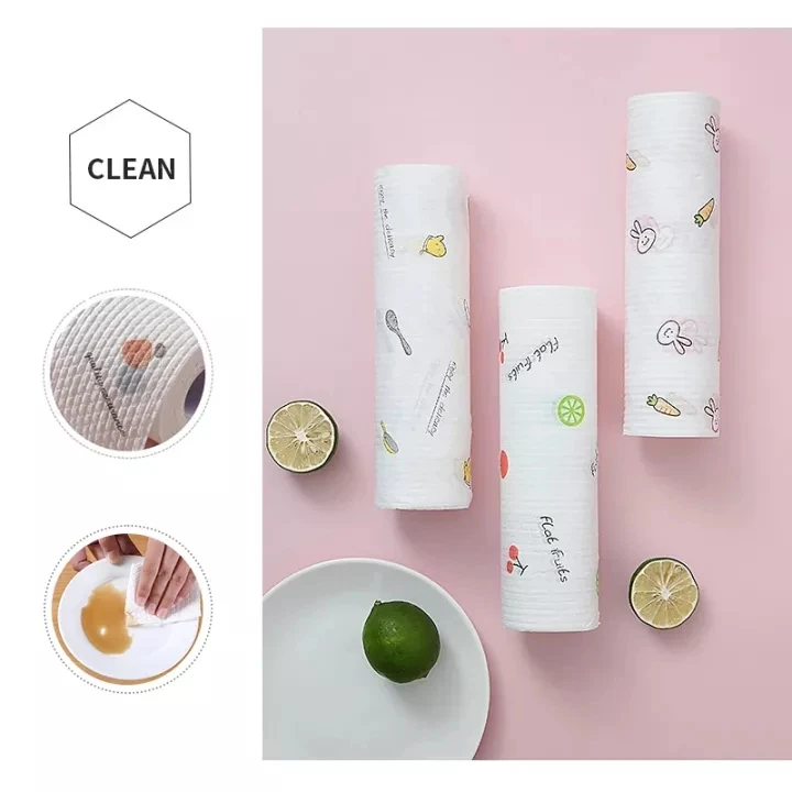 Hot Sale Dry Cleaning Wipe Non-woven Kitchen Cleaning Wipes with Highest Performance Tissues Kitchen Wipes Toilet Tissue