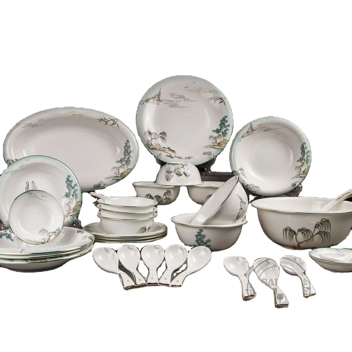 Best Price Porcelain Dinner Bone China Dinnerware Plates Sets Dinnerware Modern TS02814