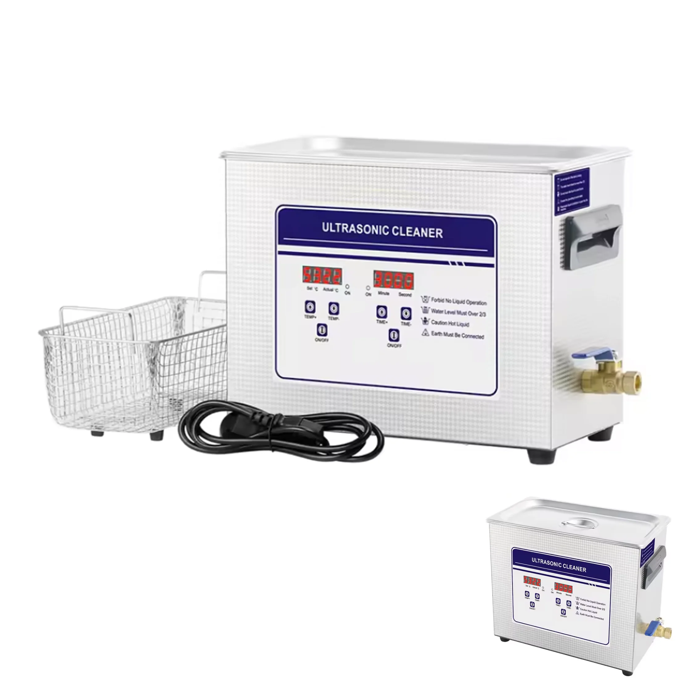 Dental Ultrasonic Cleaner Digital Ultrasonic Cleaner with Degassing Sweep