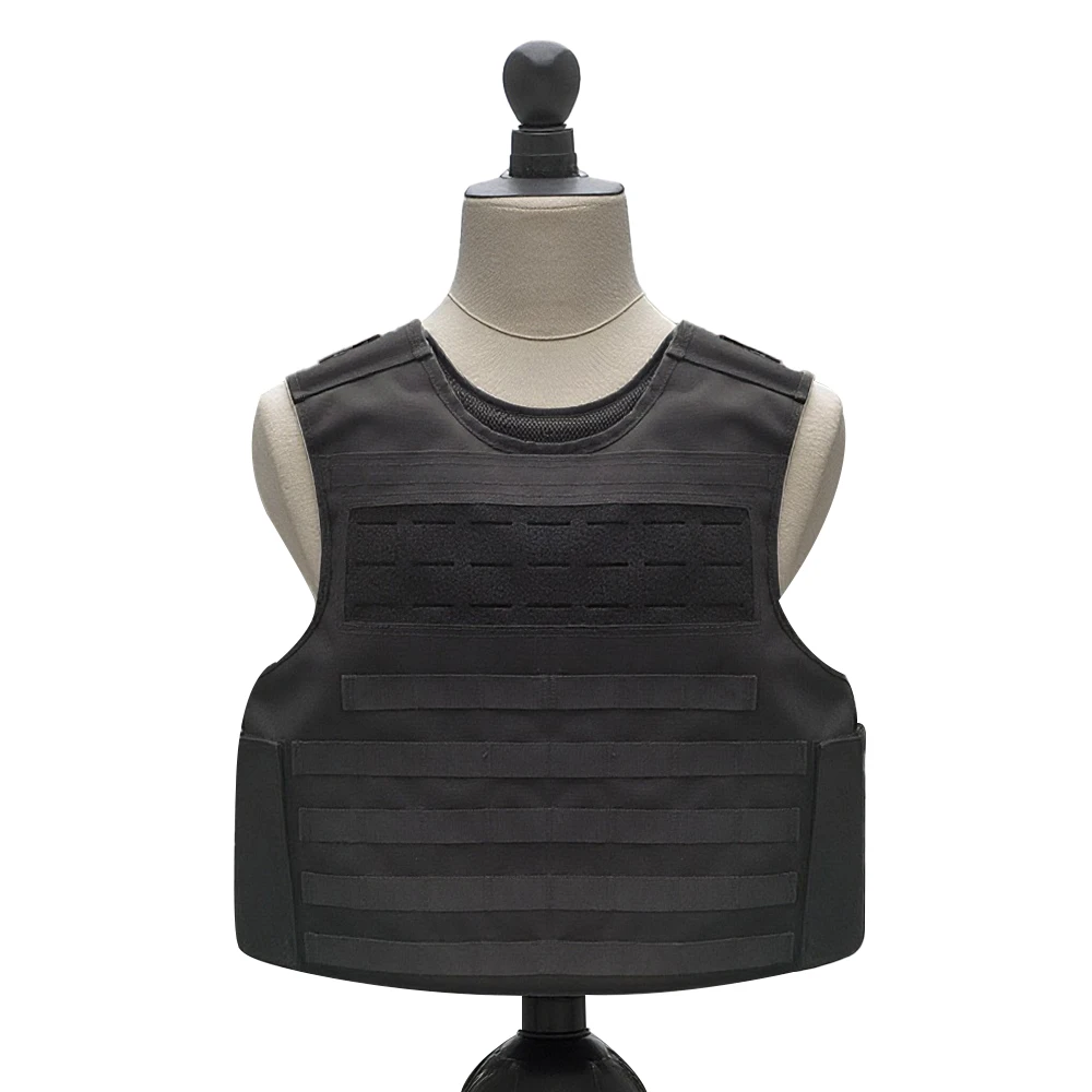 Sturdy Armor Tactical Vest XXXL Personal Protection Adjustable Cummerbunds Combat Security Black Plate Carrier For Men Training