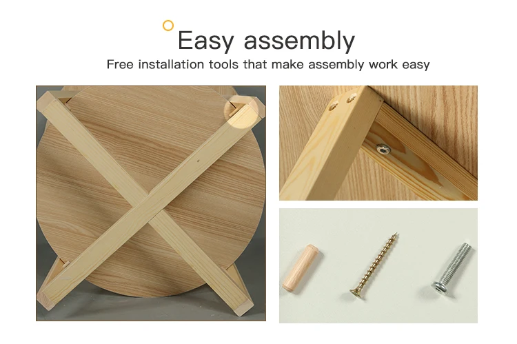 
chinese modern design small round wooden coffee table for living room sale 