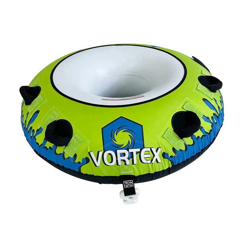 Cheap 1 Rider Inflatable Towable Round Lake Tube for Adults and Kids