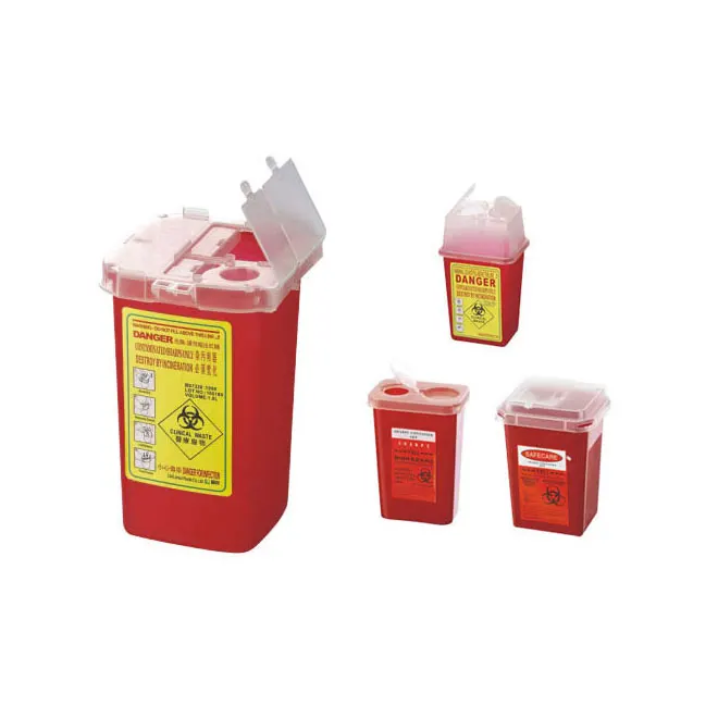 0.2ml 0.3ml 0.4ml 0.5ml Travel Plastic Disposable Safe Mini Small Pocket Sharps Containers