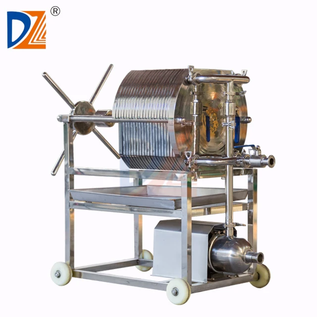 Small Capacity Fine SS304 Filter Press For Palm Oil