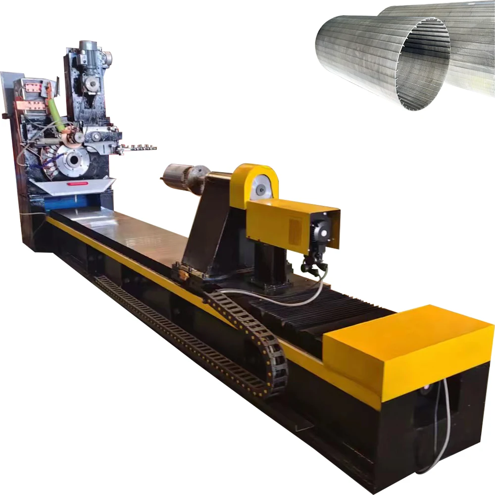 Automatic Stainless Steel Johnson Wedge Wire Screen Tube Pipe Welding Making Machine