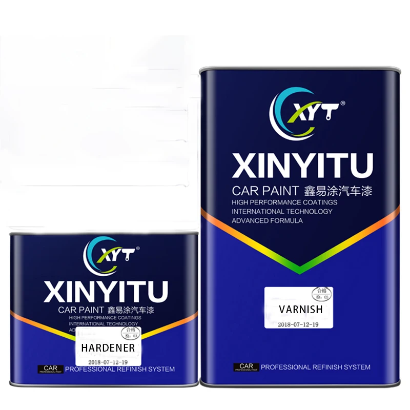 
high thick film smooth mirror effect car paint hardener automotive varnish in car paint 