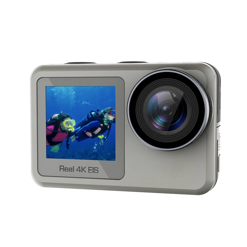 New Model Real 4K 60fps Body Waterproof IMX078 with Dual Touch Screen support wifi and remote control sport  camera