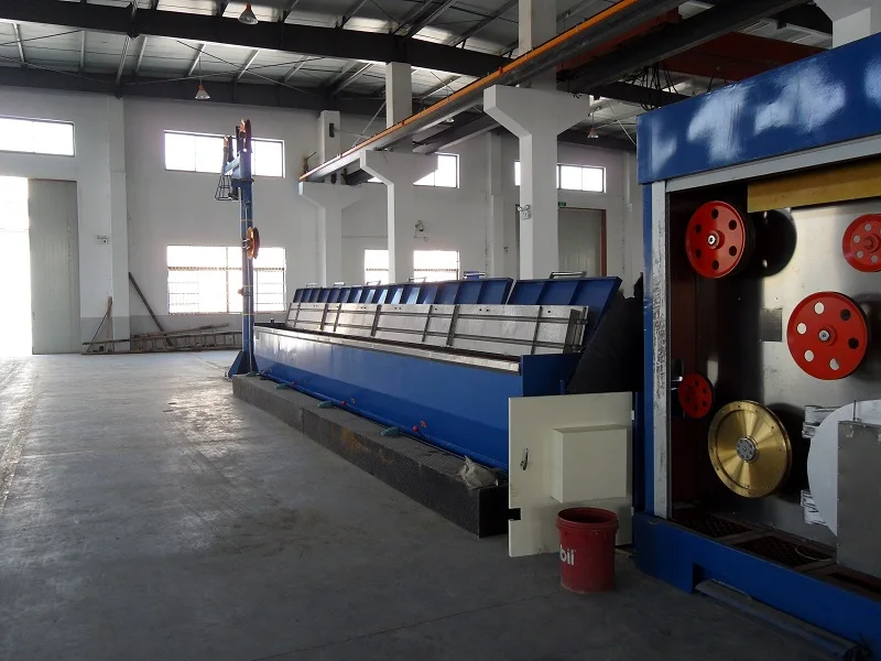 600m/min high speed 8mm copper rod breakdown RBD drawing machine for 1.7~3.0mm copper wire with annealer