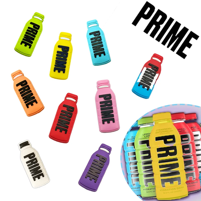 Prime Drink Rubber Croc Charms Designer PVC Shoe Charm