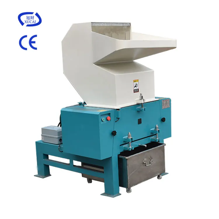 11kw single shaft HDPE plastic shredding machine waste PP PE pipe plastic film shredder