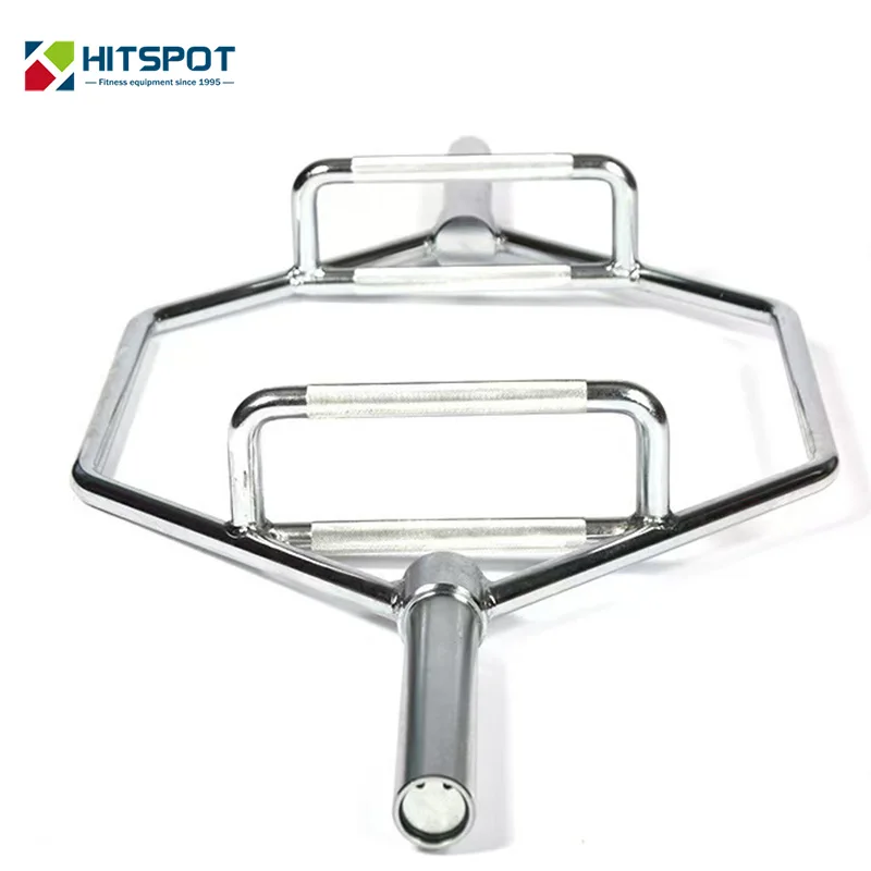 Wholesale weightlifting ez curl barbell bar Fitness gym equipment barbell Accessories safety stainless steel squat hex barbell