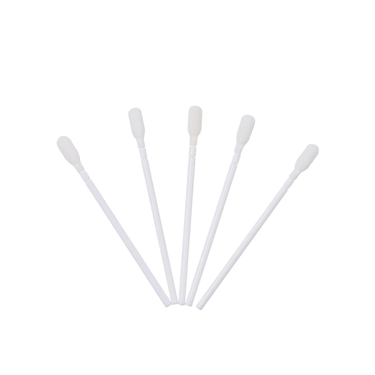 Factory Price Medical Specimen Collection Sterile Nylon Flocked Throat Oral Nasal Swab