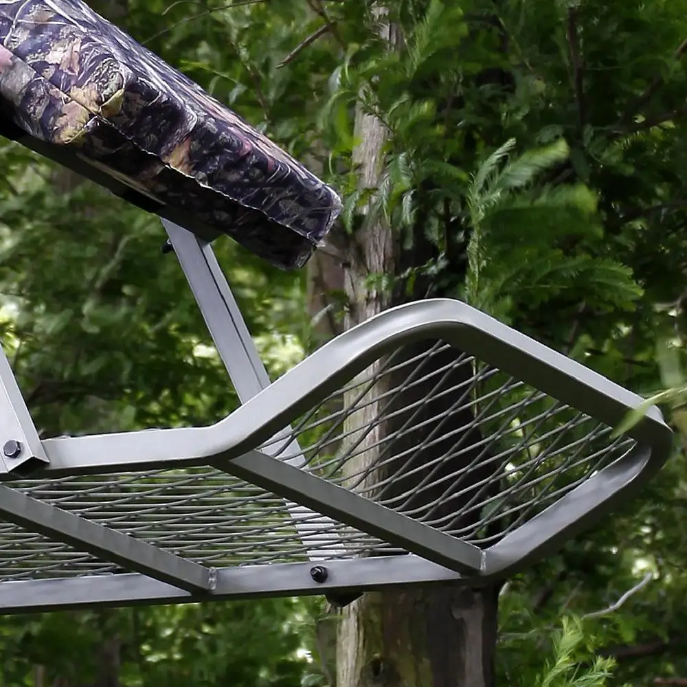 Wholesale Outdoor Folding Telescopic Deer Hunting Tree Seat Metal Climbing Ladder Blind Hunt Tree Stand For Hunting