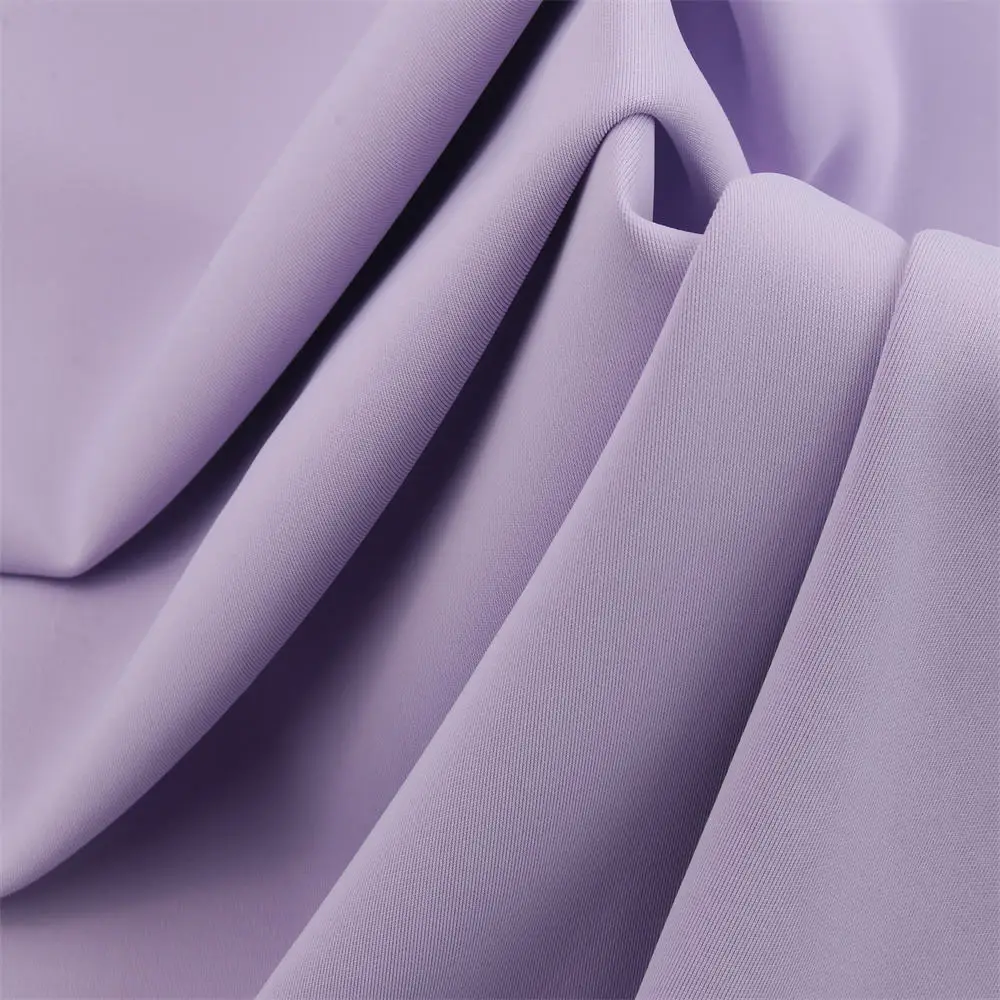 93 polyester 7 Spandex Elastic Pants Fabric cost-effective stretch fashion Fabrics for trousers men and women