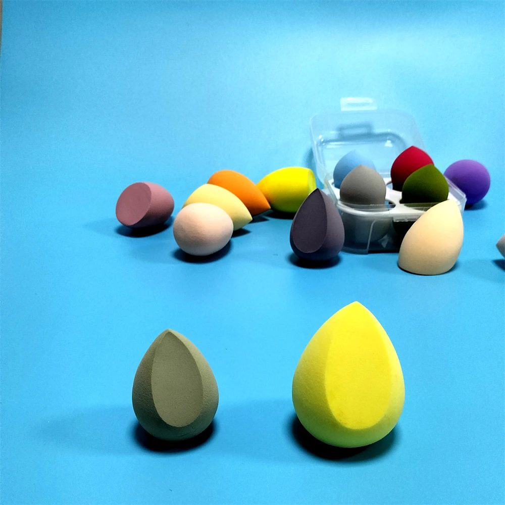 Docarelife Makeup Accessories Latex Free Soft Vegan Cosmetic Foundation Customized Colored Shapes Face Powder Puff Makeup Sponge