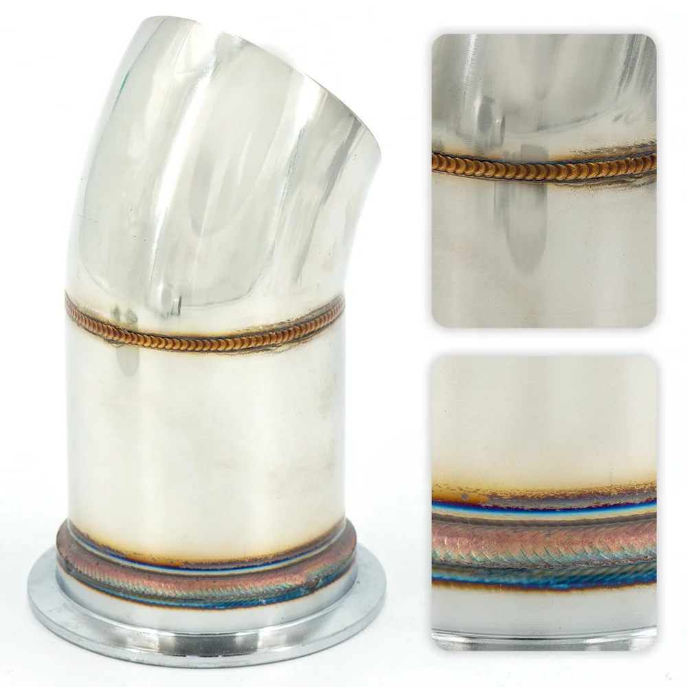 2.5 inch flexible DOUBLE CONTROL exhaust pipe 304 stainless steel type y with remote button PP-DKY25R