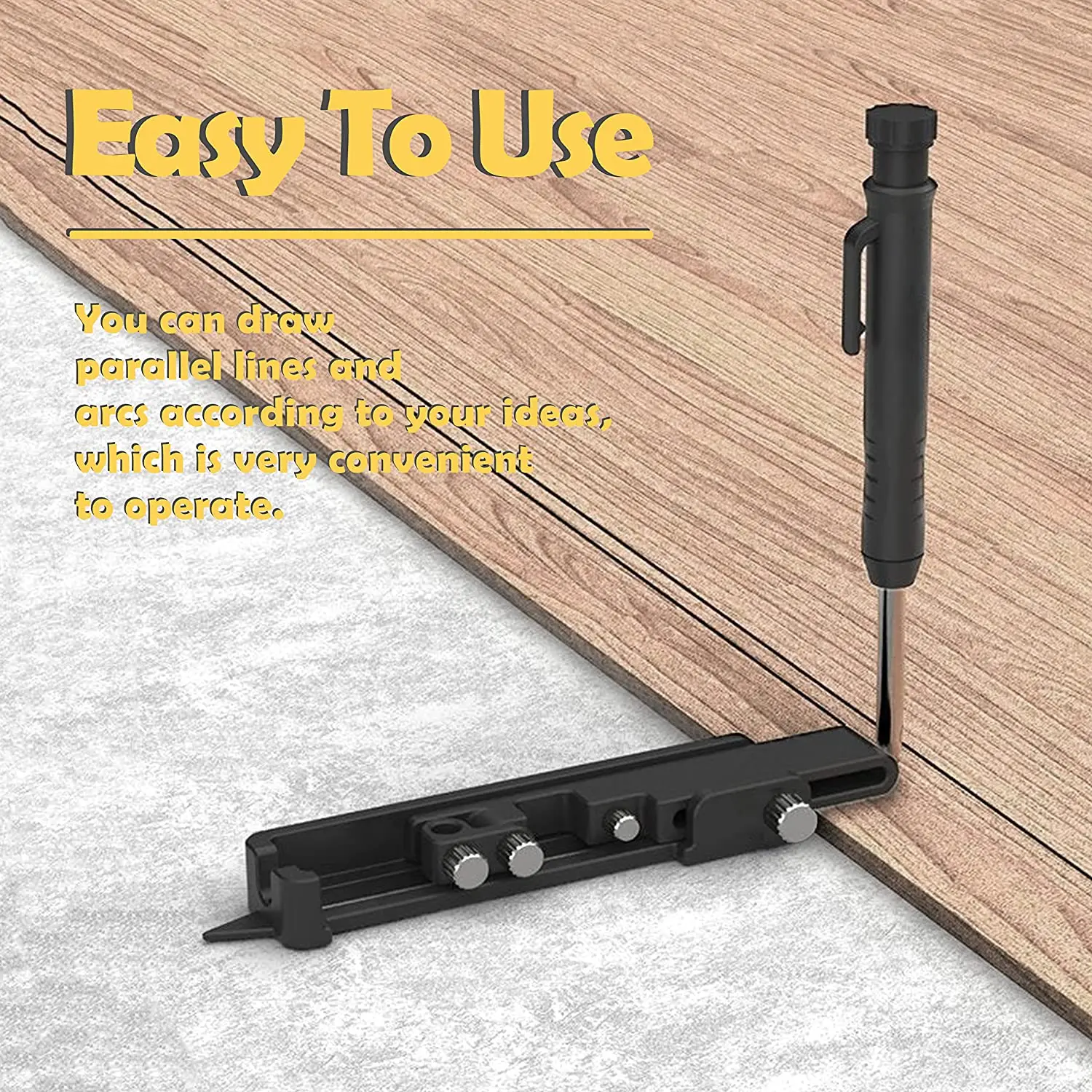 Hot sale Multi function Scribing Tool Profile Scribing Ruler Contour Gauge Doodle Line DIY Woodworking