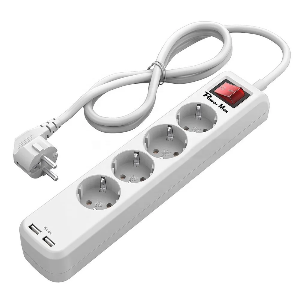 4/6/8 way European extension power strip/ European Electrical Extension Power Socket