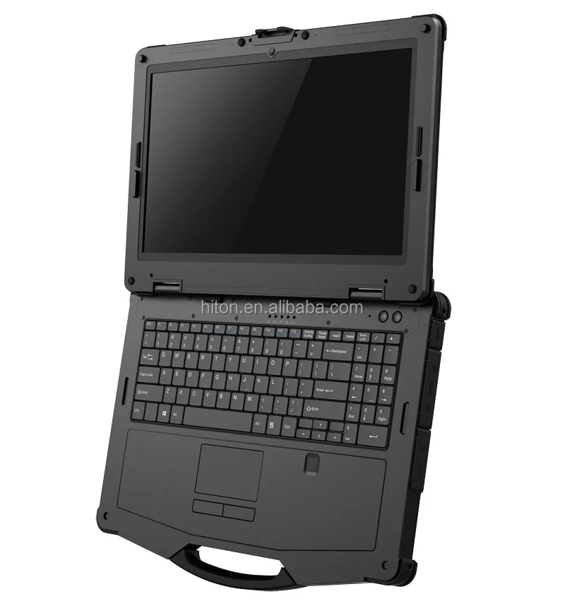 Cheapest Factory 15.6inches win10 home/pro  hot-swap battery 16GB DDR+256GBSSD IP65  industrial computer rugged laptops computer