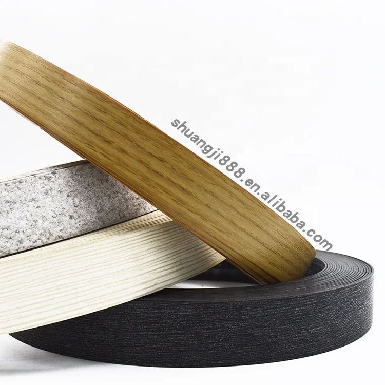 Flexible Soft Plastic Rubber Strip Step Edge Protection Custom Self Pvc  Wood Edge Bands For Particle Board