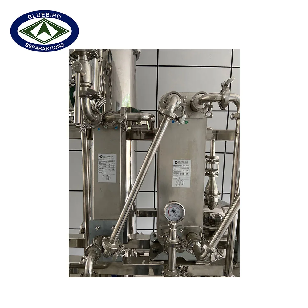 
Hemp Ethanol Extraction Equipment Plants CBD Oil Production System Alcohol Recovery Falling Film Evaporator 