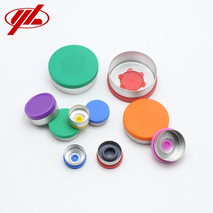 GMP Certified 13mm 20mm 28mm 32mm Injection Pharmaceutical Aluminum Plastic Vial Cap