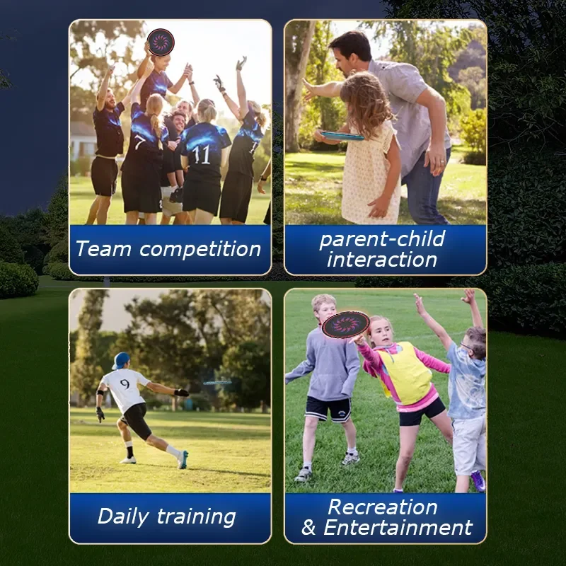 OEM LED Flying Disc Smart LED Frisbeed Outdoor Sport Flying Disc Game Glowing Flying Disc Toy