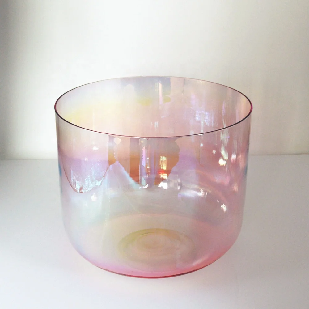 Чаша для пения из розового кварца, 5-12 дюймов