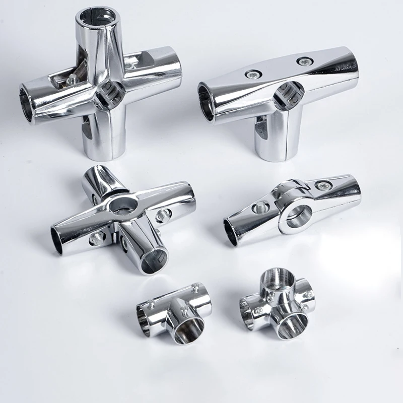 Round Tube Connectors Stainless Steel Adjustable Connectors Pipe Fittings