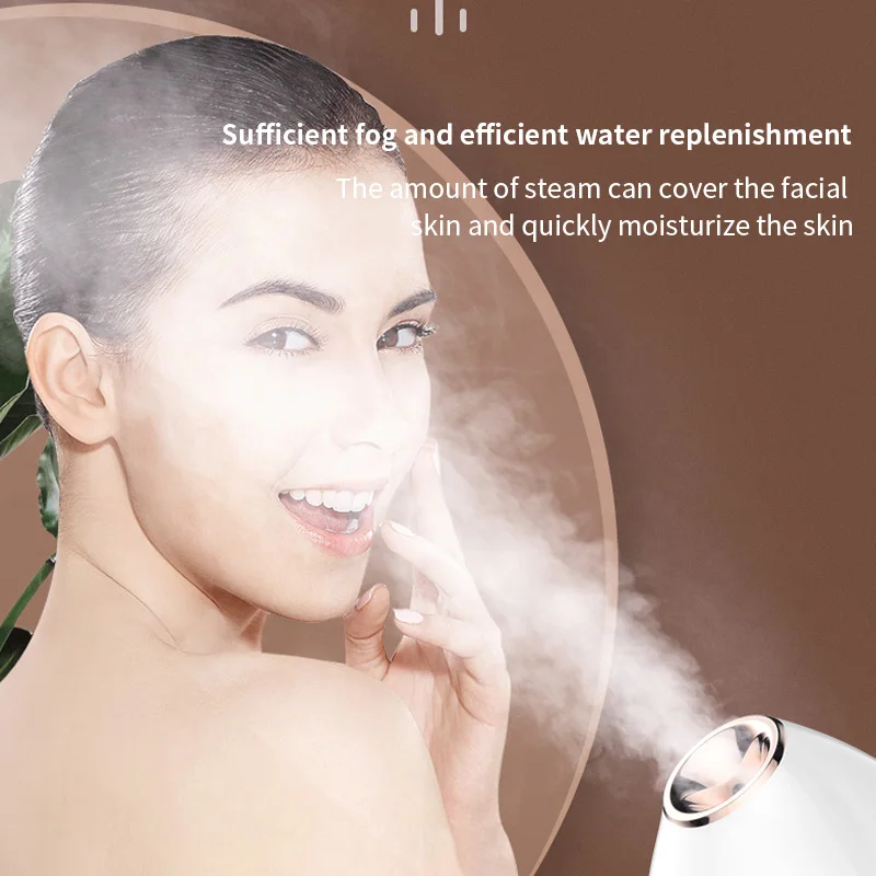 Private Label Nano Ionic Face Steamer for Home Facial Warm Mist Humidifier Facial Steamer