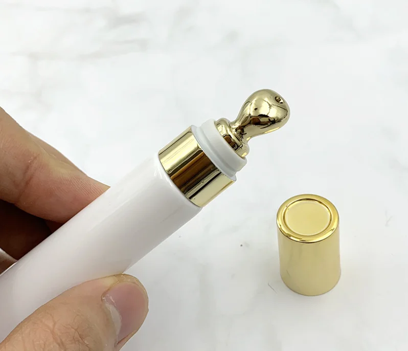 Plastic Squeeze Custom Long Nose Nozzle Cosmetic Eye Cream Tube Small Tube 10ml 15ml 20ml 30ml Screen Printing 5000pcs CN;GUA