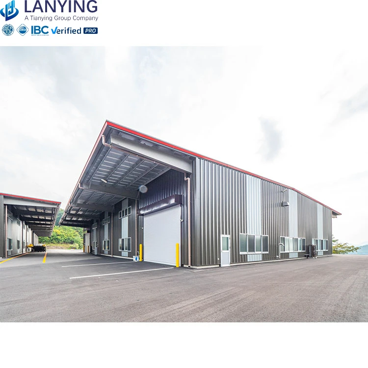 Steel structure custom designed new model workshop garage prefabricated warehouse building