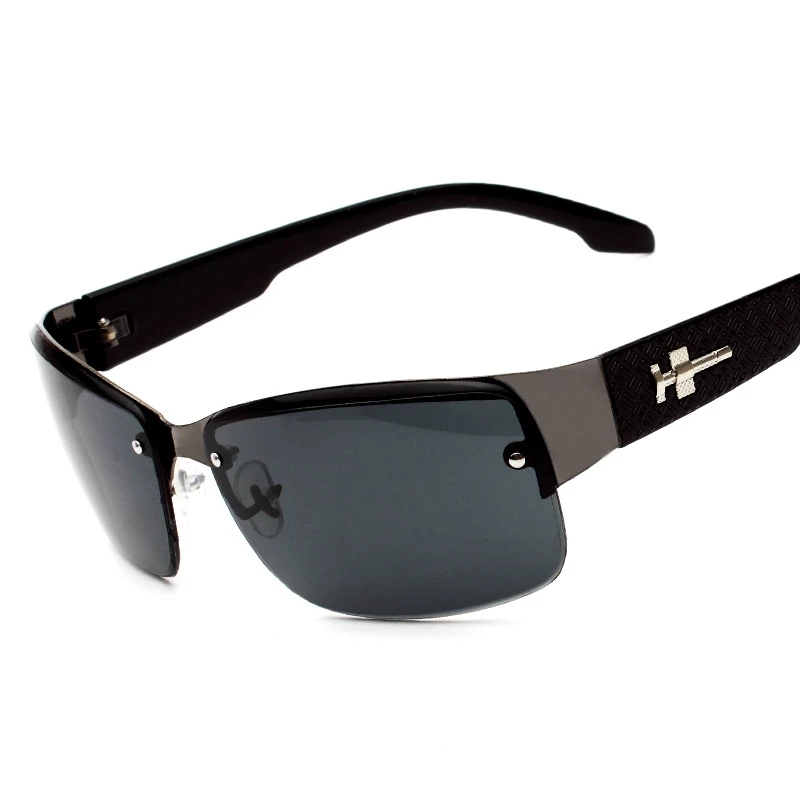 New high quality Metal frameless sheet copying square cycling sun glasses with durable hinge