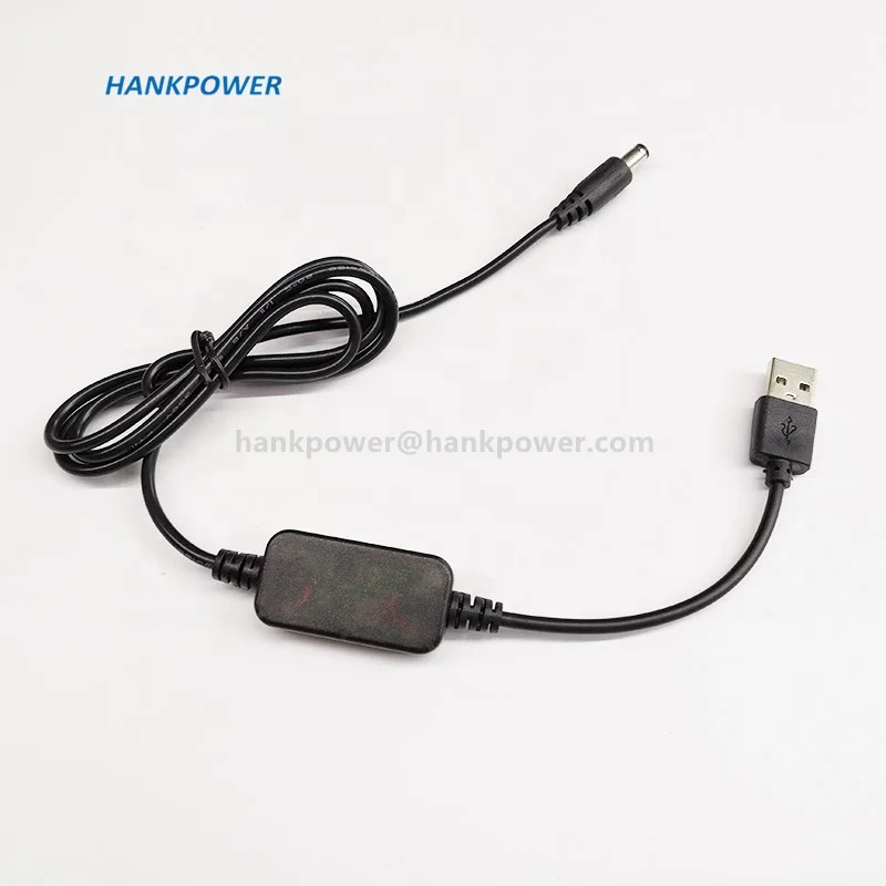 High quality USB 5V To DC 5521 9V 12V Step-up Converter Cable DC 5V to 9V/12V Booster Power Supply Adapter Cable